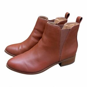 J.Crew Chelsea Boots Style BJ 254 Women's Size 9 Block Heel Brown